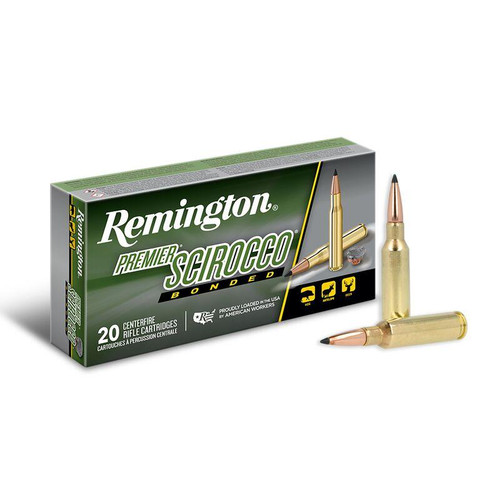 Remington Premier Scirocco Rifle Ammunition 6.5 Creedmoor 130 gr PT 2750 fps 20/ct Remington Premier Scirocco Rifle Ammunition 6.5 Creedmoor 130 gr PT 2750 fps 20/ct