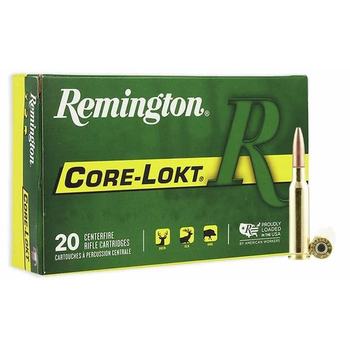 Remington Core-Lokt Rifle Ammunition 6.5 Creedmoor 140gr PSP 2700 fps 20/ct Remington Core-Lokt Rifle Ammunition 6.5 Creedmoor 140gr PSP 2700 fps 20/ct