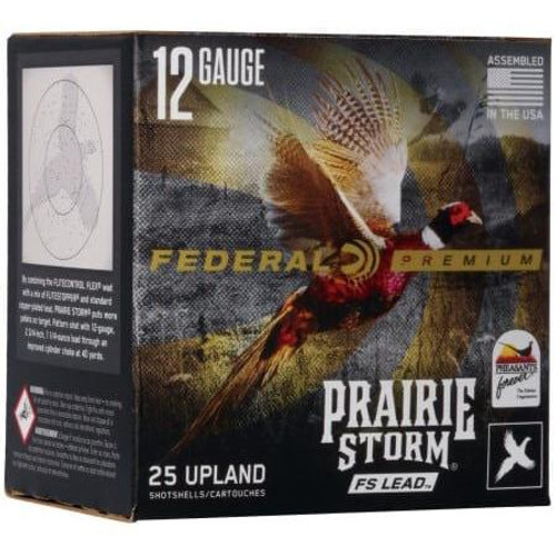 Federal Prairie Storm FS Lead Shotshells 12ga 2-3/4" 1-1/4oz 1330 fps 6 25/ct