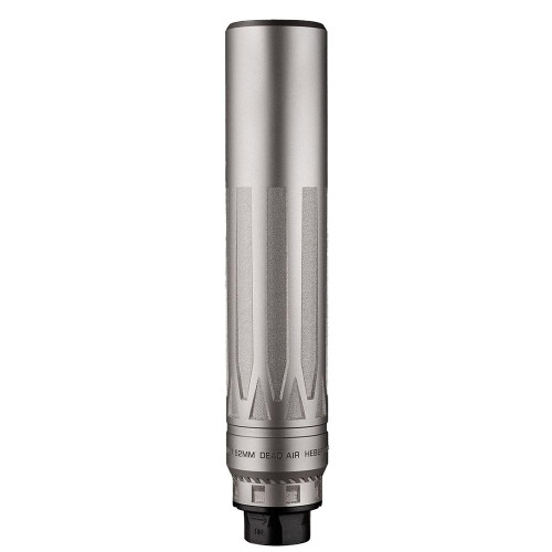 Dead Air Nomad-LTi XC Silencer w/Xeno Adapter - 7.62mm 9.30 (Cal) Silver w/DA124 Omni Brake Dead Air Nomad-LTi XC Silencer w/Xeno Adapter - 7.62mm 9.30 (Cal) Silver w/DA124 Omni Brake