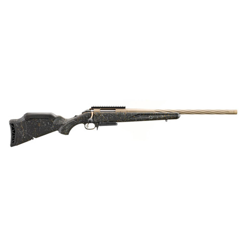 Ruger American Gen II Prairie Rifle .308 Win 3rd Capacity 20" Fluted Threaded Bronze Barrel Black Splatter Gen II Stock