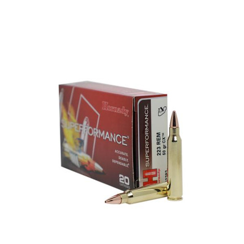 Hornady Superformance Rifle Ammunition .223 Rem 50gr CX SPF 3300 fps 20/ct