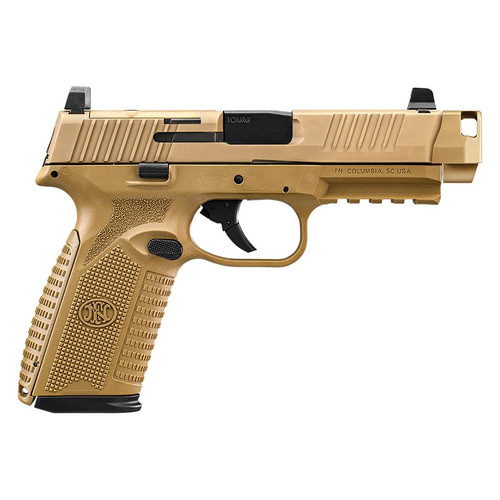 FN 510 MRD Handgun 10mm Auto 15rd Magazine (2) 4.1" Barrel Compensator FDE