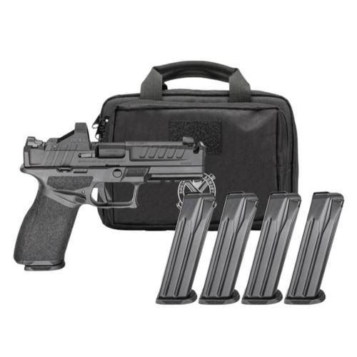 Springfield Gear Pac Echelon 4.0C Comp Handgun 9mm Luger 10(4)rd Magazines 4" Comp Barrel Green Dot & Bag Ca Compliant