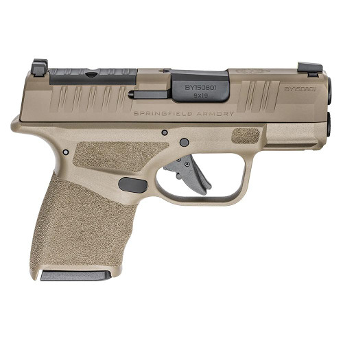 Springfield Gear Up 2025 Hellcat Micro-Compact OSP Handgun 9mm Luger 11(1)&13(4)rd Magazines 3" Barrel Desert FDE