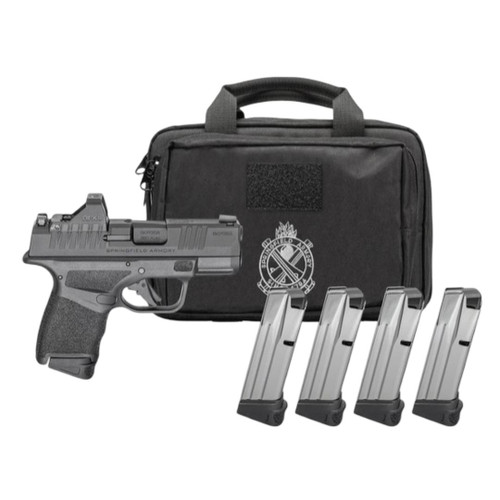 Springfield Gear Pac Hellcat Micro-Compact OSP Handgun 9mm Luger 10rd Magazines(4) 3" Barrel Green Dot & Bag