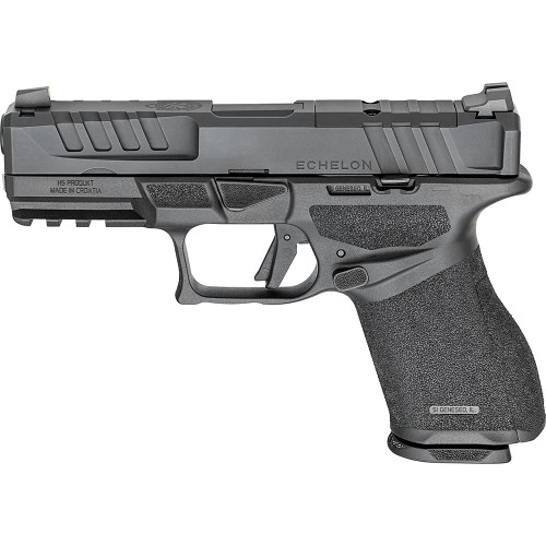 Springfield Armory Echelon 4.0C Handgun 9mm Luger 15rd (1) & 18rd (1) Magazines 4" Barrel Black 3-Dot Tritium
