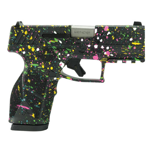 Taurus GX2 "Multi-Color Paint Splatter" Handgun 9mm Luger 13rd Magazines (2) 3.38" Barrel Custom Frame/Slide