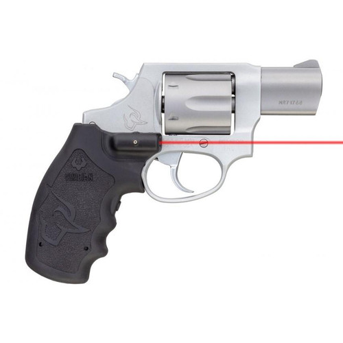 Taurus 856 Ultra Handgun .38 Spl(+P) 6rd Capacity 2" Barrel Black/Stainless Frame Viridian Red Laser Grip