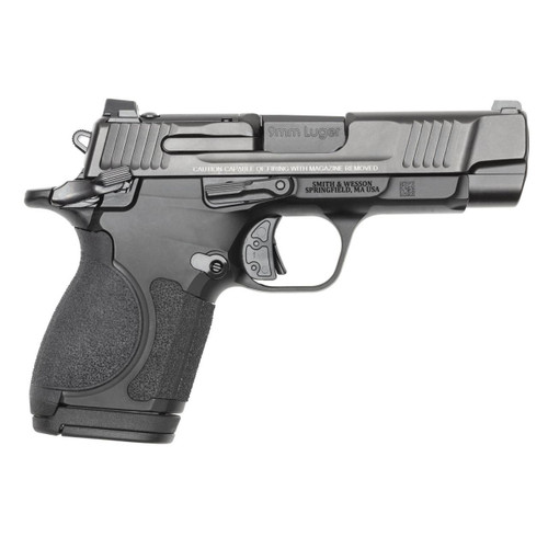 S&W CSX E-Series Handgun 9mm Luger 10(1)/12(1)/17(1)rd Magazines 3.6" Barrel Thumb Safety Black Slide