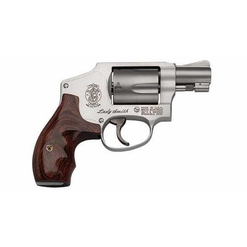 Smith & Wesson J-Frame Model 642 LS Ladysmith Handgun .38 Spl 5rd Capacity 1.88" Barrel Silver with Wood Grip