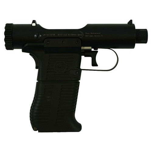 B&T Six9 Bolt Action Handgun 9mm Luger 9rd Magazine 3.5" Barrel Black Suppressor Sold Separately