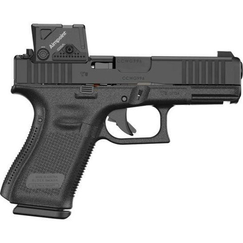 Glock 19 Gen 5 MOS8 w/Aimpoint COA BOF/UCSR Optic Handgun 9mm Luger 10rd Magazines(3) 4" Barrel
