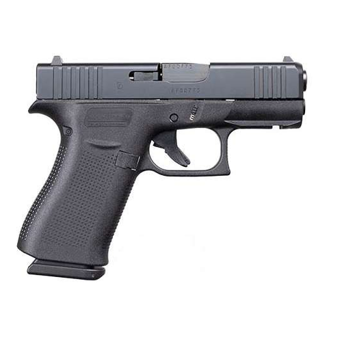 Glock 43x Handgun 9mm Luger 10rd Magazines (2) 3.41" Barrel Black FS with Front Rails USA