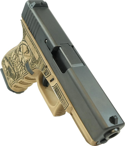 Glock 19 Gen 3 Custom "Country" Sand Handgun 9mm Luger 15rd Magazines (2) 4" Barrel Accessory Rail USA Made