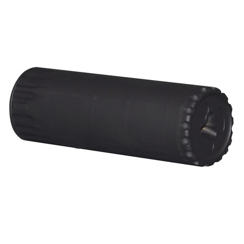 YHM Turbo K-RB 5.56mm QD Suppressor with Flash Hider 5.56mm Stainless Steel/Cobalt 6 Black 1/2x28