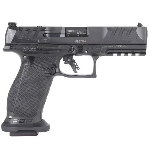 Walther PDP Full Size OR Pro-E Handgun 9mm Luger 10rd Magazines (3) 4.5" Barrel Black