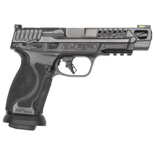 S&W M&P9 M2.0 Competitor HD Handgun 9mm Luger 10rd Magazines(4) 5" Barrel Optic Ready Thumb Safety Black Steel Frame