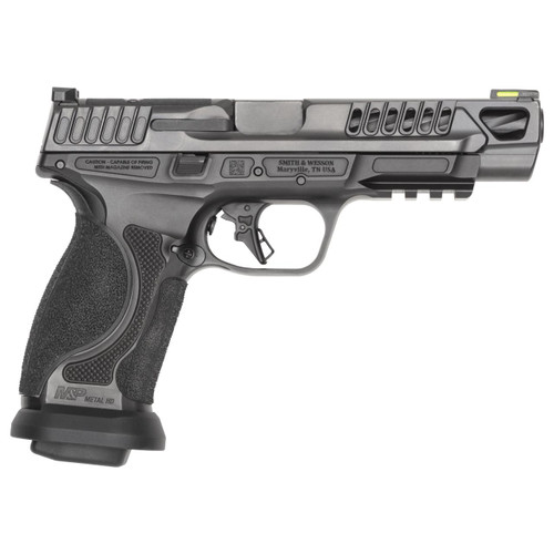 S&W M&P9 M2.0 Competitor HD Handgun 9mm Luger 17rd Magazines(4) 5" Barrel Optic Ready No Thumb Safety Black Steel Frame