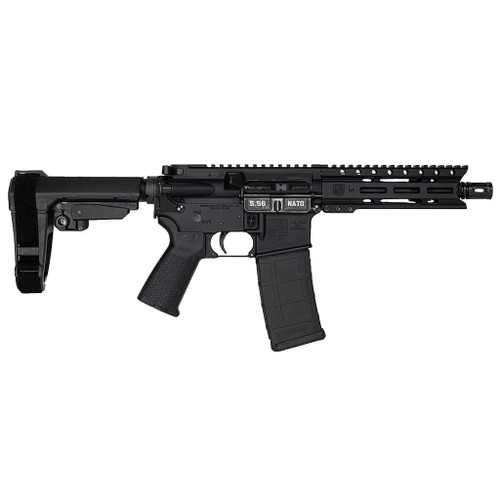 Diamondback DB15 Pistol 5.56mm 30rd Magazine(1) 7" Barrel 6" M-LOK Rail SBA3 Brace Black