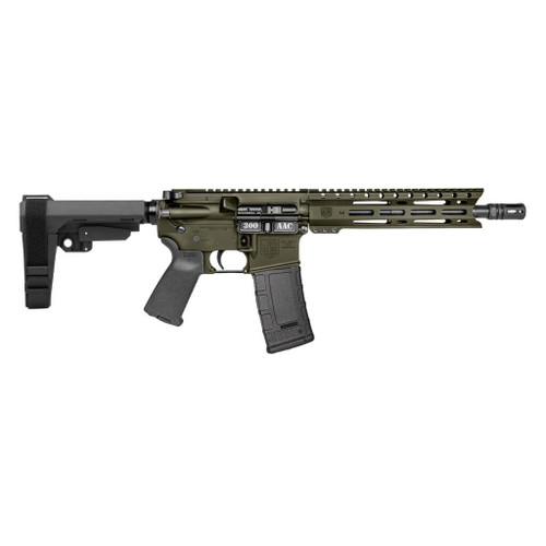 Diamondback DB15 Pistol .300 Blackout 30rd Magazine(1) 10" Barrel 9" M-LOK Rail SBA3 Brace OD Green