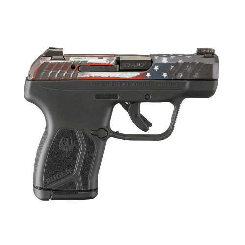 Ruger LCP Max 380 Handgun .380 Auto 10rd Magazine 2.8" Barrel American Flag Finish