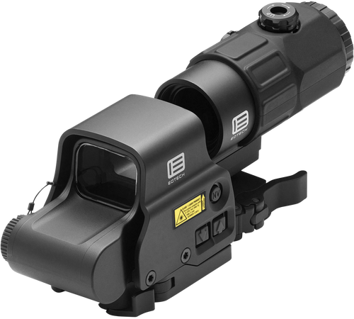 Eotech HHS V EXPS & G45 Magnifier Matte Black 1 MOA Red Dots/68 MOA Ring                                                                                                   