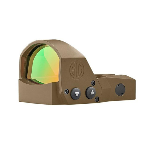 Sig Sauer Romeo1PRO Open-Reflex Red Dot Sight 1x30mm 6MOA Adj Steel Shroud - FDE