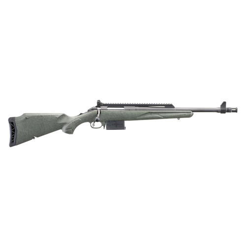 Ruger American Generation II Scout Rifle 308 Win 5rd Magazine 16.1" Threaded Barrel Leaf Green Stock