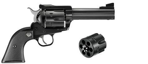 Ruger New Blackhawk Convertible SA Handgun .45 Colt/.45 ACP 6rd Capacity 4.62" Barrel Blued