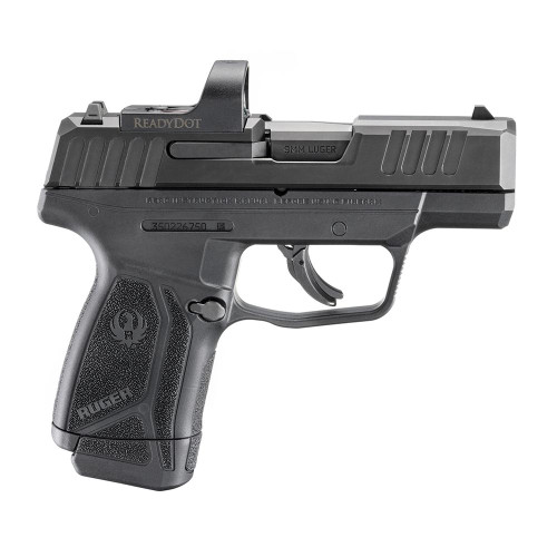 Ruger Max 9 Handgun 9mm Luger 12rd Magazine 3.2" Barrel Black OR with ReadyDot Micro Reflex Sight