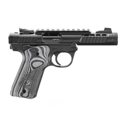 Ruger Mark IV 22/45 Lite Handgun .22 LR 10rd Magazines(2) 4.4" Non-threaded Barrel G10 Grip