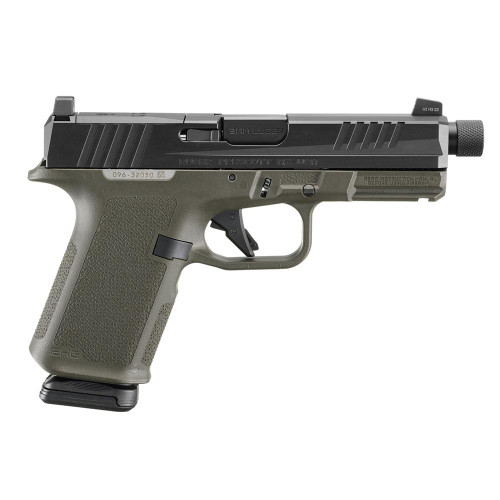 Ruger RXM Handgun 9mm Luger 15rd Magazines(2) 4.5" Threaded Barrel ODG Poly Frame Front Night Sight