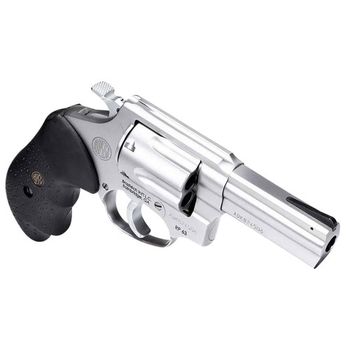 Rossi Rm64 Handgun .357 Mag 6rd Capacity 4" Barrel Silver with Black Grip