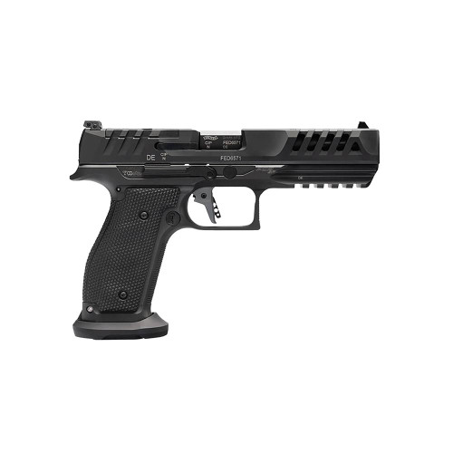 Walther PDP Match Steel Frame Full Size Handgun 9mm Luger 18rd Magazines(3) 5" Barrel Black Finish