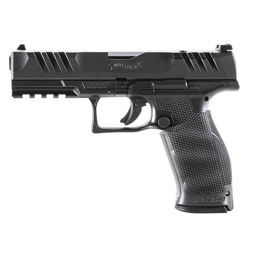 Walther PDP Full Size Optic Ready Handgun 9mm Luger 18rd Magazine(2) 4.5" Barrel Black Polymer
