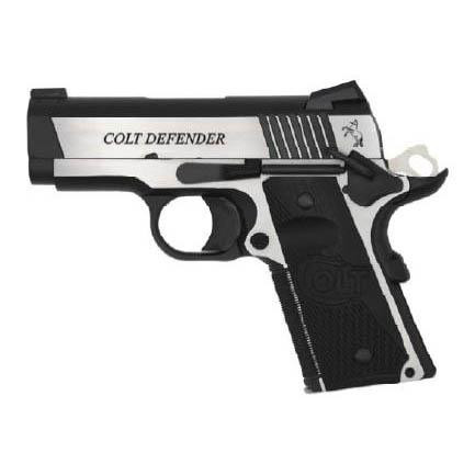 Colt Combat Elite Defender Handgun .45 Auto 7rd Magazine 3" Barrel Two-Tone Finish