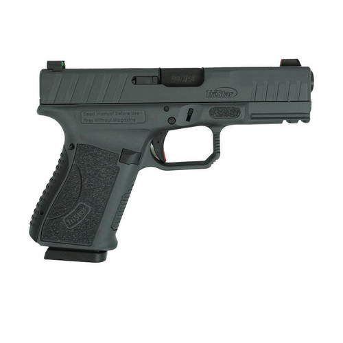 Tristar APOC Handgun 9mm Luger 15rd Magazine(2) 4" Barrel Fiber Optic Sights Black Sniper Gray