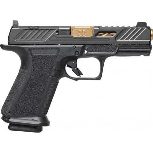 Shadow Systems MR920 Elite Slide Optic Handgun 9mm Luger 10rd Magazines (2) 4" Bronze Barrel Black