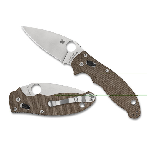 Spyderco Manix 2 Brn Canvas Cpm
