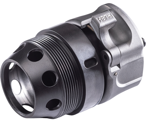 SureFire HUB 5.56mm 1 3/8"x24 Heat Treated 17-4 Stainless Steel Nitride Black                                                                                                                  