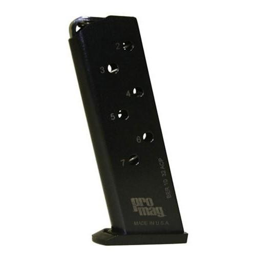 ProMag Beretta 3032 Tomcat Magazine .32 ACP Blued Steel 7/rd