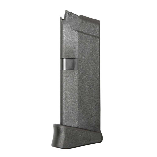 Glock Factory Original Glock 42 Magazine w/Extension Glock 42 .380 ACP Black Polymer 6/rd Pkg'd