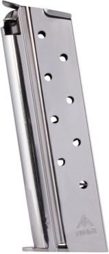Mec-Gar 1911 Govt Handgun Magazine 10mm HT Nickel 8/rd