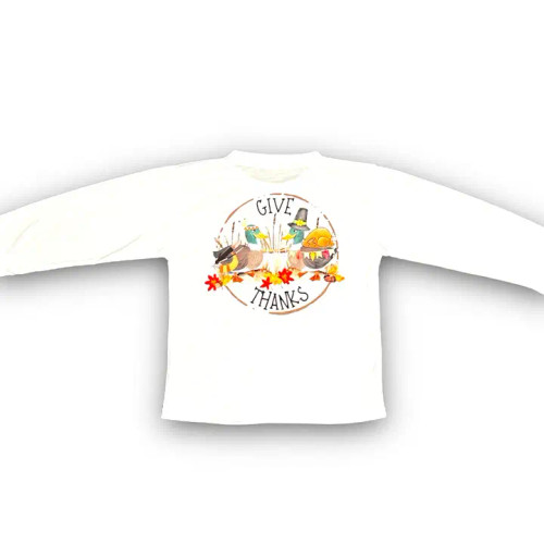 GIVE THANKS LS TEE