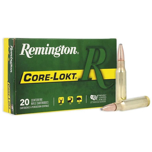Remington Core-Lokt Rifle Ammunition .308 Win 150 gr PSP 2820 fps 20/ct