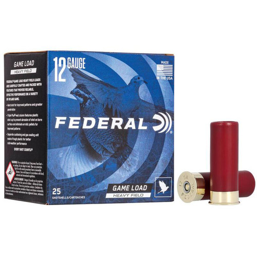 Federal Game-Shok Upland Game - Heavy Field Load - 12ga 2-3/4" 1-1/8oz. 7.5-Shot 25/Box