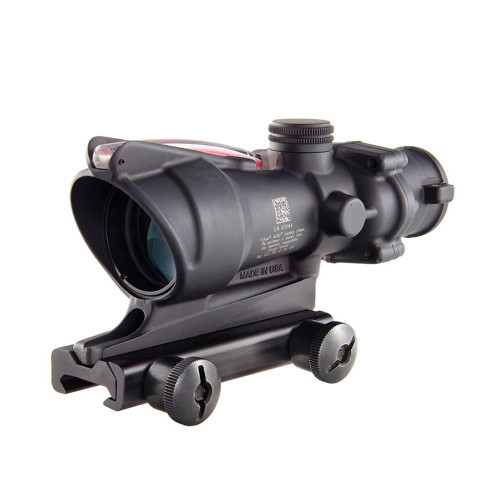 Trijicon ACOG BAC Rifle Scope with Sight 4x32mm Red Chevron .223 Matte with TA51 Mount