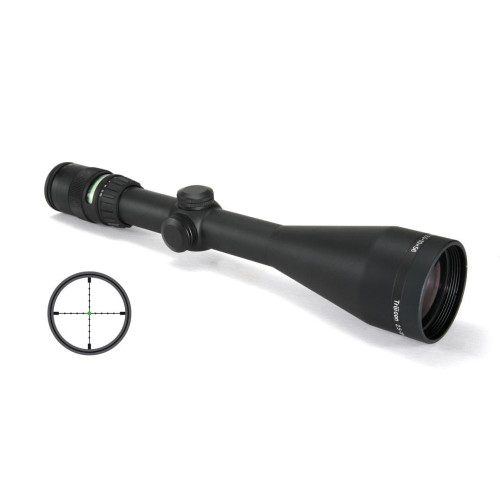 Trijicon Accupoint Rifle Scope - 2.5-10x56mm Green Mil-Dot 37.6-10.1' 4.1-2.8" Matte