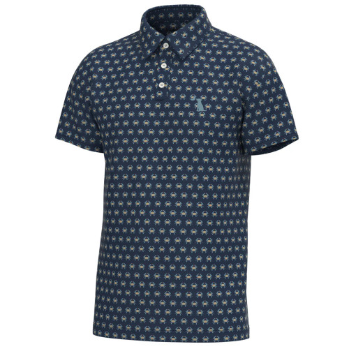 YTH DIRTY MYRTLE POLO BLUE CRAB